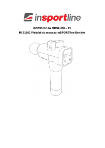 Instrukcja inSPORTline IN 21961 Urządzenia do masażu