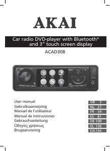 Manual Akai ACAD30B Car Radio