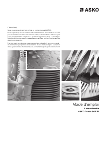 Mode d’emploi Asko D5536 SOF FI Lave-vaisselle