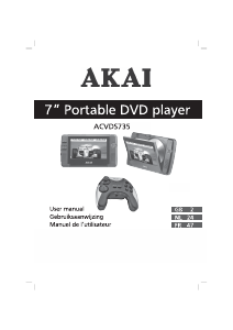 Bedienungsanleitung Akai ACVDS735 DVD-player