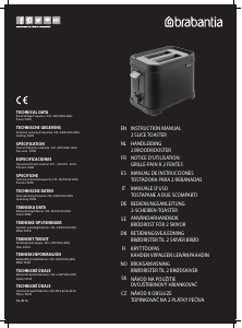 Návod Brabantia D2-2B Toastovač