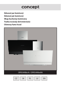 Handleiding Concept OPK5490BCN Afzuigkap