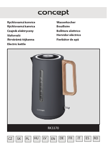 Manual Concept RK3370 Kettle