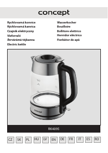 Manual Concept RK4095 Kettle