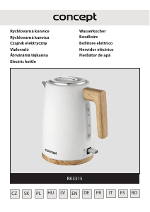 Manual Concept RK3315 Kettle