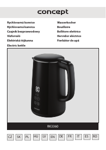 Manual Concept RK3360 Kettle