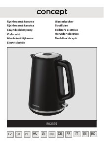 Manual Concept RK2375 Kettle