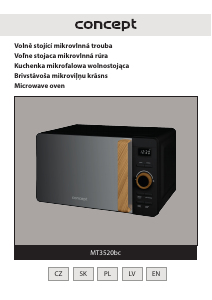 Instrukcja Concept MT3520BC Kuchenka mikrofalowa