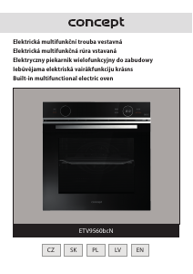 Manual Concept ETV9560BCN Oven