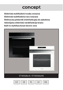 Manual Concept ETV8560BCN Oven