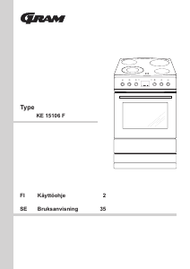 Bruksanvisning Gram KE 15106 F Spis