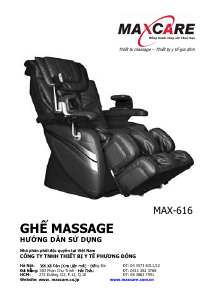 Hướng dẫn sử dụng Maxcare MAX-616 Thiết bị xoa bóp