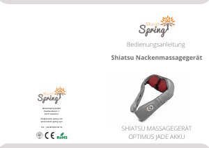 Manual Munich Spring Optimus Jade Akku Massage Device