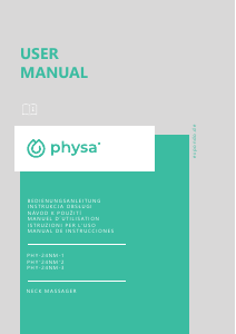 Manuale Physa PHY-24NM-3 Massaggiatore