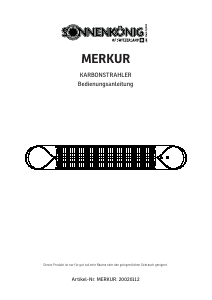 Handleiding Sonnenkönig MERKUR Terrasverwarmer