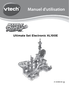 Mode d’emploi VTech 542349 Marble Rush XL100E Circuit de Billes