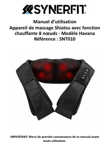 Mode d’emploi Synerfit SNT010 Appareil de massage