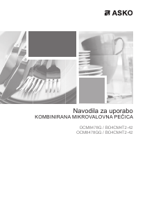 Priročnik Asko OCM8478GG Pečica