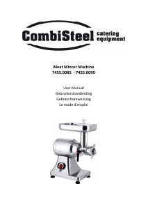 Manual CombiSteel 7455.0085 Meat Grinder