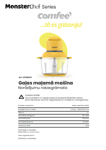 Rokasgrāmata Comfee MJ-LZ30W223 Smalcinātājs