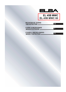 كتيب إلبا EL 45B MWC 60 جهاز ميكروويف