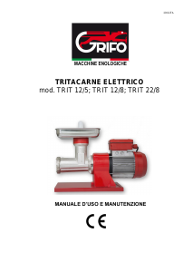 Manuale Grifo TRIT 12/5 Tritacarne