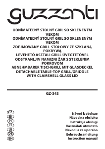 Manual Guzzanti GZ 343 Table Grill