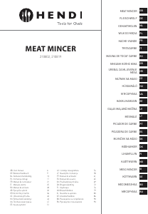 Manual Hendi 210819 Tocator carne