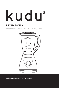 Manual de uso Kudu KU-LM400-VR Batidora