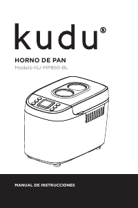 Manual de uso Kudu KU-MP850-BL Máquina de hacer pan