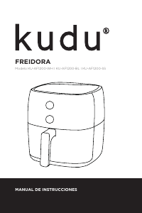 Manual de uso Kudu KU-AF1200-WH Freidora