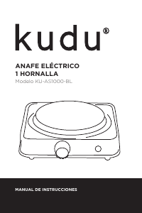 Manual de uso Kudu KU-AS1000-BL Placa