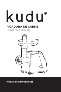 Manual de uso Kudu KU-PC050-RJ Picadora de carne