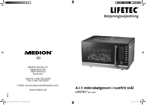 Brugsanvisning Lifetec MD 16500 Mikroovn