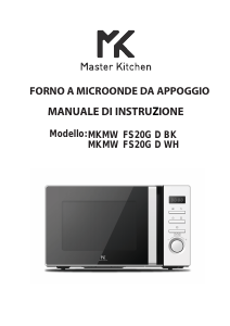 Handleiding Master Kitchen MKMW FS20G D BK Magnetron