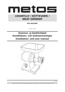 Manual Metos MG22MD Meat Grinder