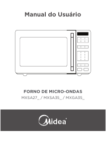 Manual Midea MXSA35 Micro-onda