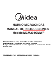 Manual de uso Midea MCM208GMWP Microondas