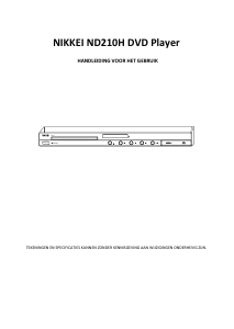 Handleiding Nikkei ND210H DVD speler