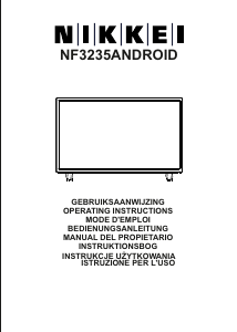 Brugsanvisning Nikkei NF3235ANDROID LED TV