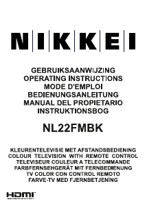 Brugsanvisning Nikkei NL22FMBK LED TV