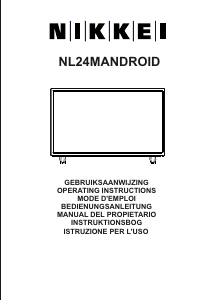 Brugsanvisning Nikkei NL24MANDROID LED TV