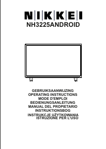 Handleiding Nikkei NH3225ANDROID LED televisie