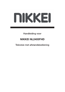 Handleiding Nikkei NL2405FHD LED televisie