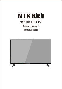 Handleiding Nikkei NH3214 LED televisie