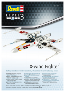 Manual Revell set 03601 Star Wars X-Wing fighter