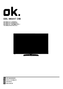 Manual OK ODL 48541F-DIB LED Television