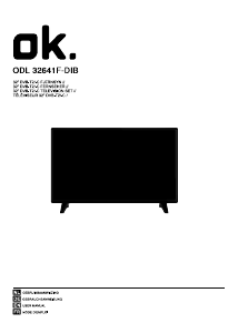 Bedienungsanleitung OK ODL 32641F-DIB LED fernseher