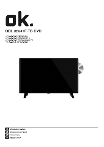 Handleiding OK ODL 32641F-TB DVD LED televisie