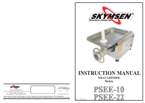 Manual Skymsen PSEE-10 Meat Grinder